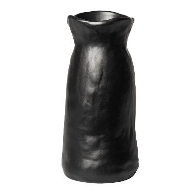 Vase en Céramique Noir H 23cm SHOK 