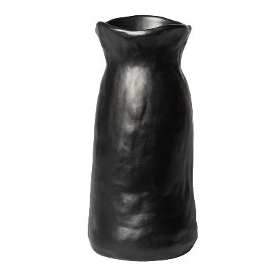 Vase en Céramique Noir H 23cm SHOK 