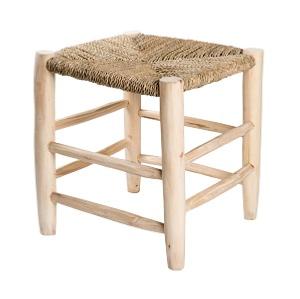 Tabouret Marocain tress en corde de palmier