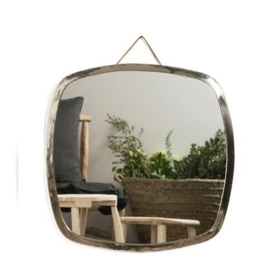 Miroir Carré en Maillechort 30cm