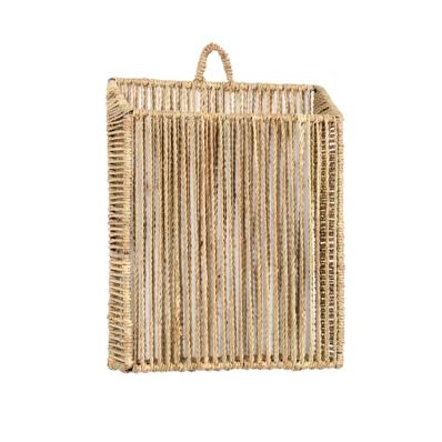 Corbeille tressée en palme KABE 36CM