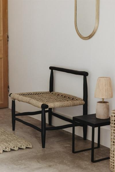 Chaise Artisanale KO L, Noir