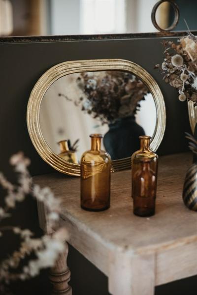 Miroir en Laiton ou en Maillechort. Cosydar-Deco