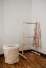 Porte linge en bois