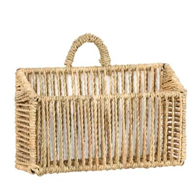 Corbeille tressée en palme  KABE 15 CM