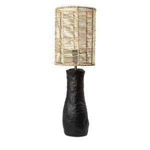   Lampe á poser en céramique et corde de palmier CBNH