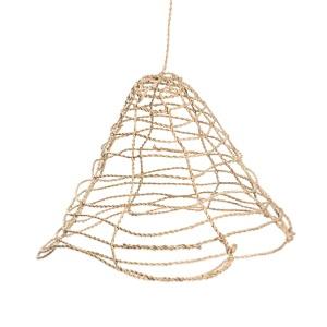 Suspension X NETTO tressée en palme, Conique M