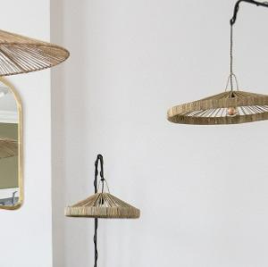  Suspension Parasol en Corde de Palmier B 40cm