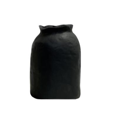 Vase en Céramique Noir H 30cm SHOK