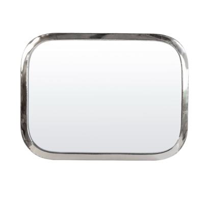 Miroir Rectangulaire Arrondi en Maillechort Fait Main