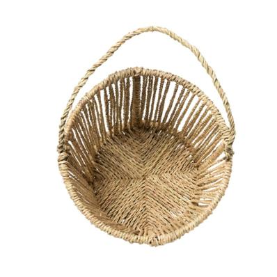 Panière tressé en fibre naturelle Kawai