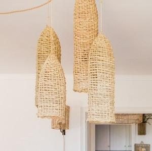  Suspension  CHUGA en Corde de Palmier 65x15cm