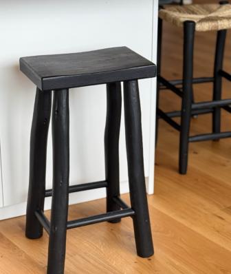 Tabouret Artisanal RYO Noir