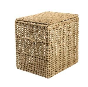 Coffre MUNE tressé en fibre naturelle