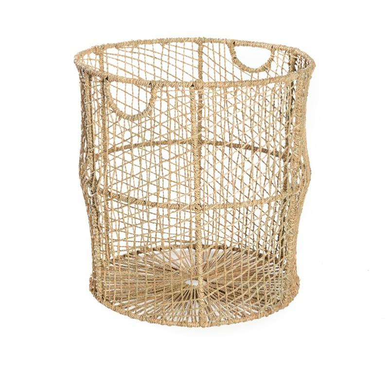 Panier à Linge Boho tressé 60cm