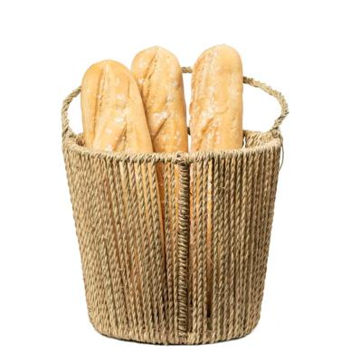 Panière tressé en fibre naturelle Kawai