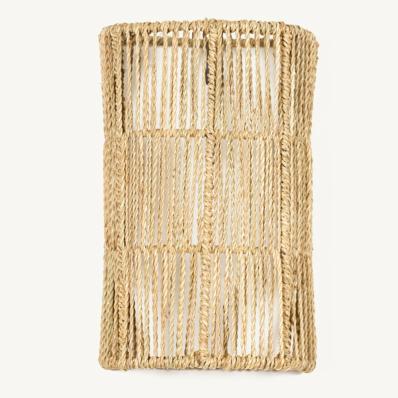 Applique tresse en corde de palmier SAIKO 29x18cm