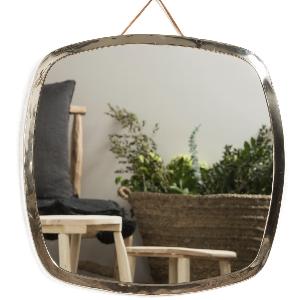 Miroir Carré 50x50cm MAILLECHORT