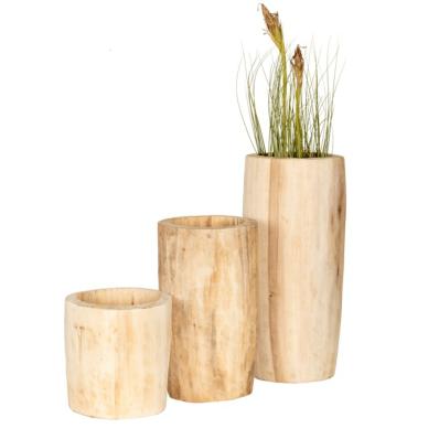 Pot en Bois de Noyer Naturel