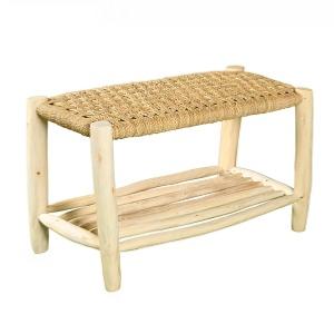 Banc avec rangement en bois