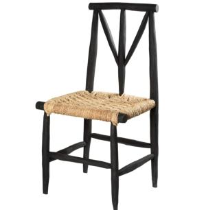 Chaise Artisanale KOT, Noir