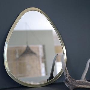 Miroir Egg 50x40cm LAITON