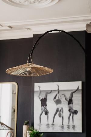  Suspension Parasol en Corde de Palmier 62cm