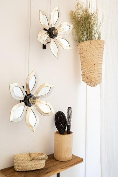  Applique Lule en Maillechort 30cm P