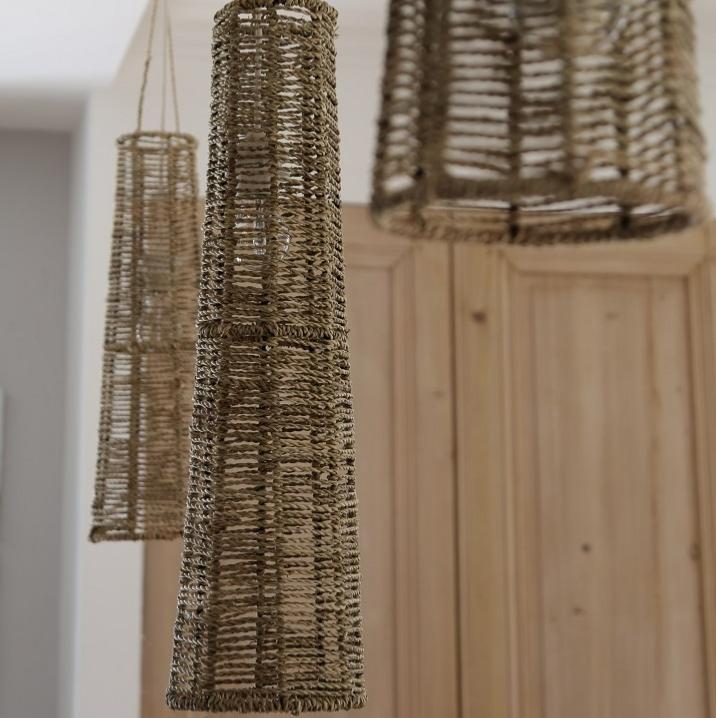 Suspension SHIRINDA 60cm en Corde de Palmier 