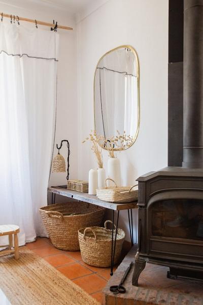 Miroir en laiton