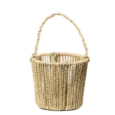 Panière tressé en fibre naturelle S Kawai 