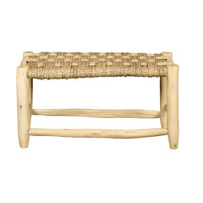 Petit Banc en Bois et Corde