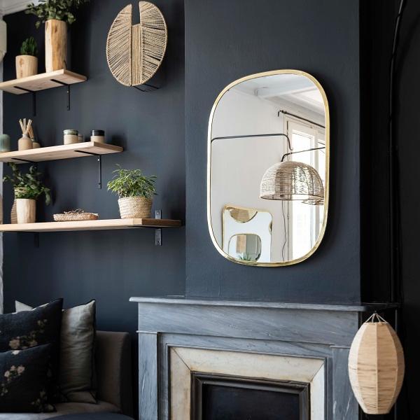 Miroir GAMEN 85x60cm LAITON