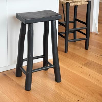 Tabouret Artisanal RYO Noir