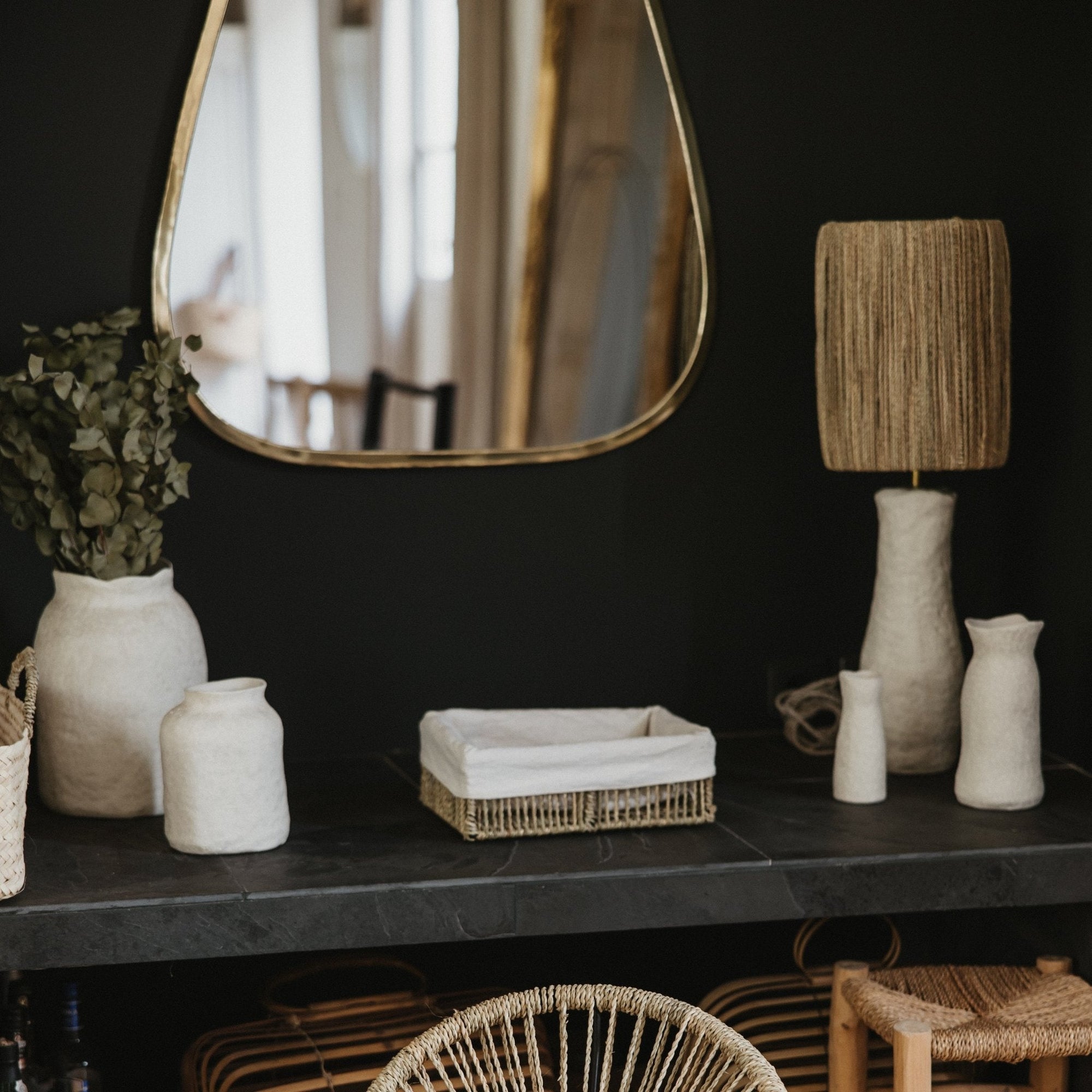 Lampes à Poser Artisanales Naturelles