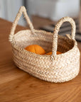 Panier en corde de palmier avec anses tressées - COSYDAR