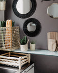 Grand Egouttoir artisanal en bois naturel mis en situation dans la cuisine COSYDAR