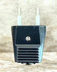 Fiche électrique Euro noire 10A – 250V