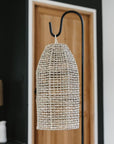 Suspension tressée en Corde de Palmier ISHO 50x25cm - COSYDAR
