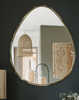 Miroir Doré en Laiton GOUTTE