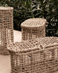 Boite de Rangement LINE Tressées en Fibre Naturelle COSYDAR