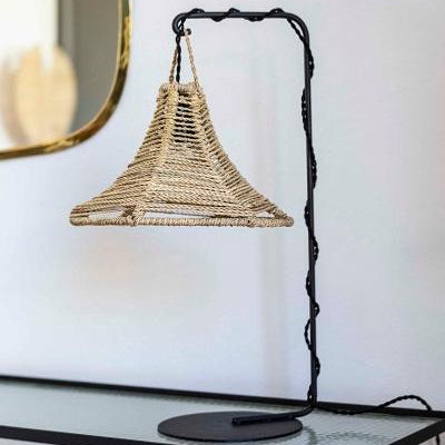 Suspension ARAIG S en corde de palmier tressée 30x20 cm, vue d'ensemble – COSYDAR