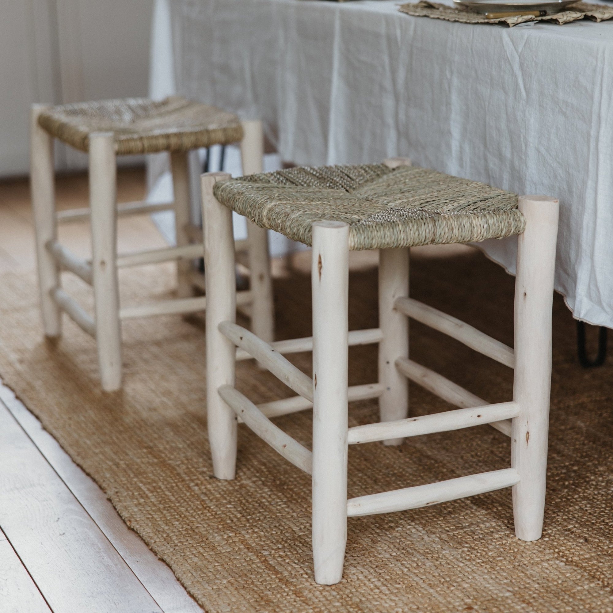 Tabouret en Bois Naturel - COSYDAR