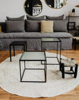 Palm Leaf Woven Rug