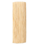 Applique murale KUR raphia naturel format S 13x40cm vue de face fond blanc — création Cosydar