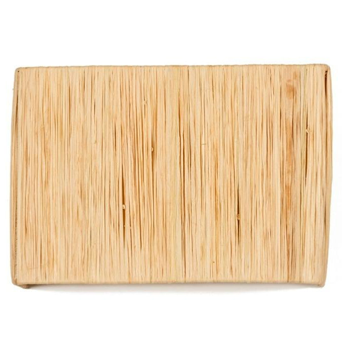 Applique murale finition naturelle -  tressée en Raphia 18x25cm - COSYDAR