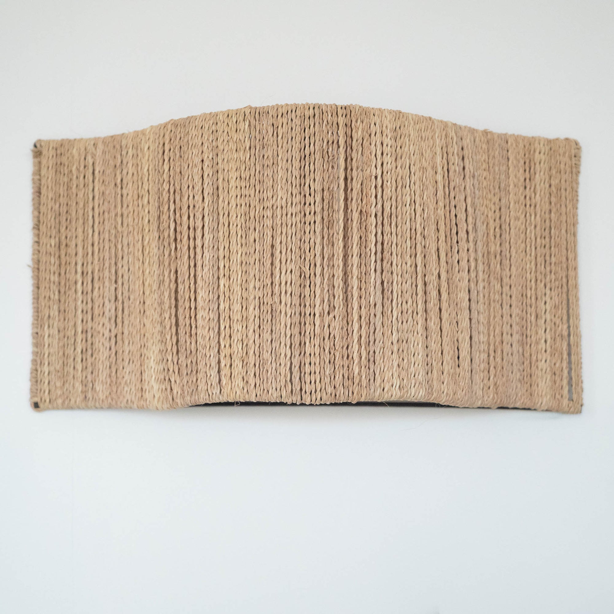 Applique murale artisanale en corde naturelle, éclairage doux