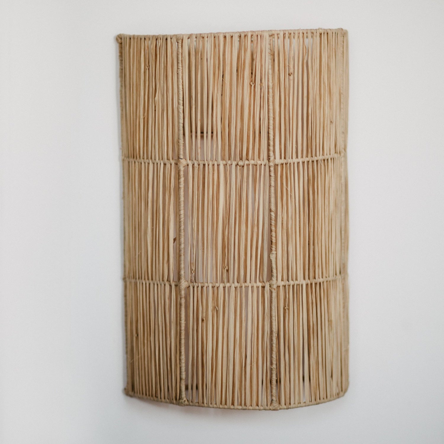 Applique tressée en Raphia Naturel SAIKO 29x18cm - COSYDAR
