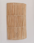 Applique tressée en Raphia Naturel SAIKO 29x18cm - COSYDAR