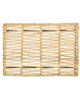 Détail du tressage de l'Applique en corde de palmier CARO 25x15cm - COSYDAR